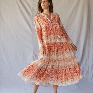 Christy dawn Paloma dress in sunset gladiola XS NWT